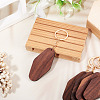 Walnut Wood Pendant Keychains KEYC-TAC0034-06B-6