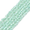 Electroplate Glass Beads Strands EGLA-A044-P1mm-B14-1