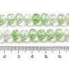 Transparent Crackle Glass Beads Strands CCG-L050-01A-03-4