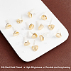   20Pcs Brass Stud Earring Findings KK-PH0005-02-4