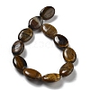 Natural Tiger Eye Beads Strands G-P528-M09-01-3