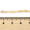 Natural Citrine(Heated) Beads Strands G-G259-D03-2mm-5