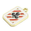 Alloy Enamel Pendants ENAM-K070-04G-02-2