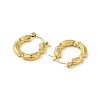 304 Stainless Steel Hoop Earrings for Women EJEW-B054-09G-2