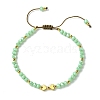 Glass Beads Beaded Bracelets BJEW-JB11454-02-2