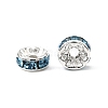 Brass Grade A Rhinestone Spacer Beads RB-A014-Z8mm-03S-3
