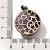 Natural Amethyst Pendants G-P560-01R-23-3