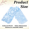 3D Flower Polyester with Resin Bead Fabric AJEW-MA0001-48C-2