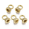 Brass Cup Pearl Peg Bails Pin Pendants KK-R111-018-NF-1