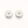 Brass Spacer Beads KK-E640-01-6mm-S-1