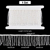 AHADEMAKER 1 Yard Glass Beaded Tassel Ribbon OCOR-GA0001-50A-2