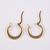 304 Stainless Steel Hoop Earrings X-EJEW-P040-20-A-3