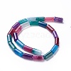 Natural Dyed Agate Beads Strands G-G775-A-05-2