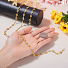 Handmade Glass Butterfly & Enamel Daisy Flower Link Chains CHC-TA0001-11-5