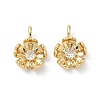 Brass Micro Pave Cubic Zirconia Pendants LS-KK-L260-07G-1