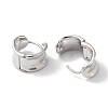 Ring Brass Hoop Earrings for Women EJEW-U008-10P-2