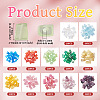 240Pcs 12 Colors Glass Imitation Gemstone Beads GLAA-TA0001-69-3