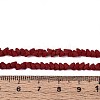 Frosted Opaque Glass Beads Strands GLAA-N017-4mm-15-3