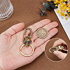 Skull Brass Lobster Claw Clasps KK-WH20002-20B-3