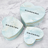 Marble Texture Pattern Paper Cardboard Jewelry Boxes CON-BC0006-17D-4