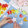 Gorgecraft 30Pcs 6 Styles Star & Arrow Waterproof PET Warning Stickers STIC-GF0001-20-3