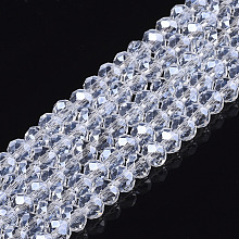 Electroplate Glass Beads Strands EGLA-A034-T8mm-A20