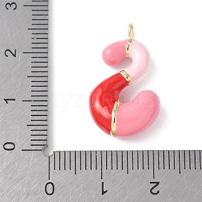 Brass Enamel Pendants KK-E093-03G-S-01-1