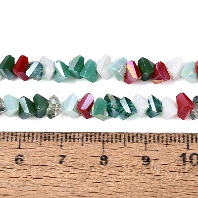Mixed Styles Electroplate Glass Beads Strands EGLA-Q135-03A-C01-1