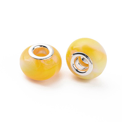 Opaque Resin European Beads X-RPDL-T003-005-1