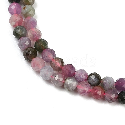 Natural Multicolor Tourmaline Beads Strands X-G-C181-B04-03-1