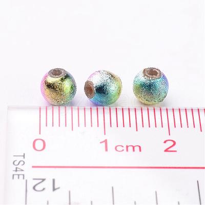 Spray Painted Acrylic Beads PB25P9282-1