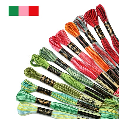6-Ply Polyester Embroidery Floss OCOR-FZ0001-01C-1