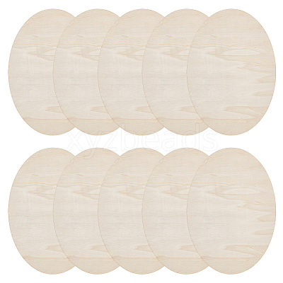 Unfinished Beech Wooden Blank Slices WOOD-WH0124-47A-1