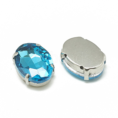 Sew on Rhinestone RGLA-T091-13x18mm-12P-1