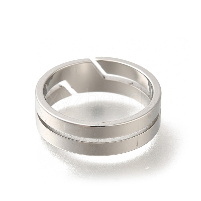 304 Stainless Steel Rings for Women RJEW-S238-07P-1