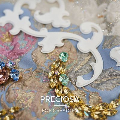 Preciosa® MAXIMA Crystal Fancy Stones Y-PRC-FE14-40010-1