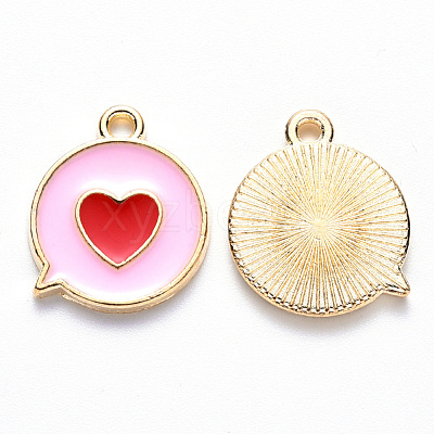 Alloy Enamel Pendants X-ENAM-S121-120C-1