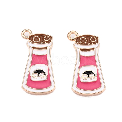 Halloween Theme Alloy Enamel Pendants ENAM-T020-07I-1