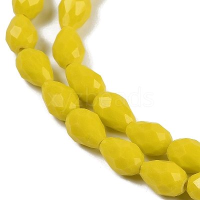 Opaque Solid Color Beads Strands EGLA-N013-P4mm-D06-1