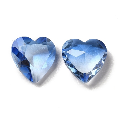 Faceted K9 Glass Rhinestone Cabochons GGLA-B002-04B-1