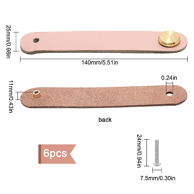 Leather Handle DIY-WH0182-20C-1