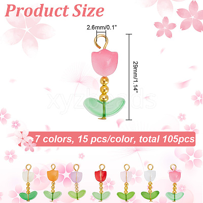 Handmade Lampwork Pendants PALLOY-AB00219-1
