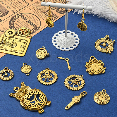 1 Bags Tibetan Style Alloy Pendants FIND-SC0018-06AG-1