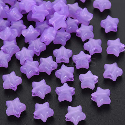 Imitation Jelly Acrylic Beads MACR-S373-45-E04-1