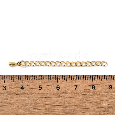 Rack Plating Brass Chain Extender KK-A229-19G-1