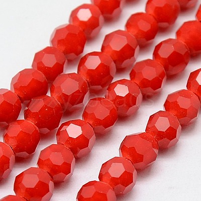 Eco-Friendly Glass Round Bead Strands EGLA-J042-4mm-M04-1