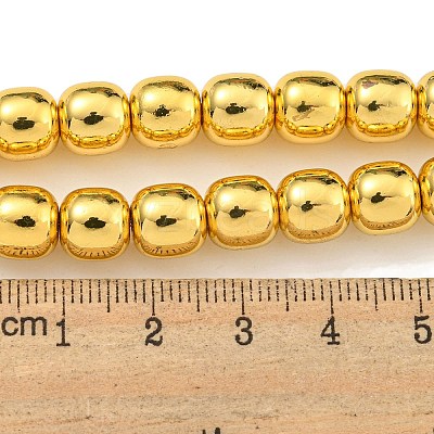 Electroplated Synthetic Non-magnetic Hematite Beads Strands G-C136-C01-03-1