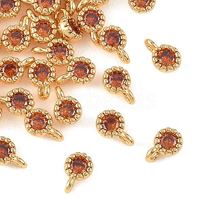 SHEGRACE Brass Pave Cubic Zirconia Charms XGRQ5K618-832G-C-1