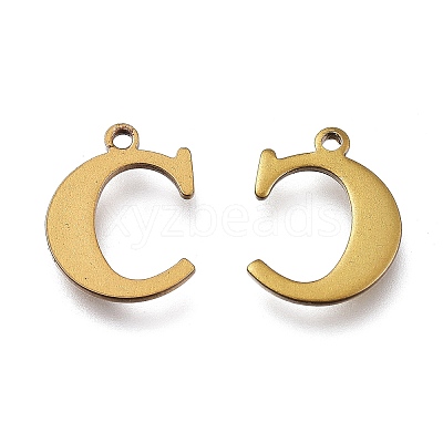 PVD Vacuum Plating  304 Stainless Steel Charms STAS-H112-C-AB-1