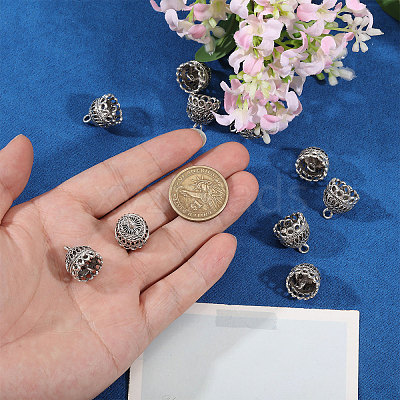 Zinc Alloy Pendant Bails FIND-CA0011-53AS-1